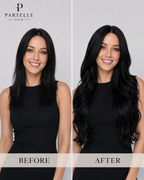 Extra-Long Black Synthetic Wig – 70cm, Center Part & Soft Layers