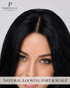 Extra-Long Black Synthetic Wig – 70cm, Center Part & Soft Layers