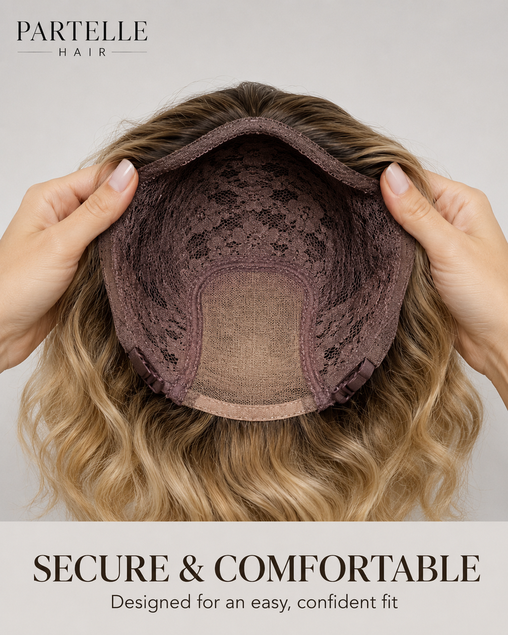 30cm Rooted Blonde Synthetic Bob Wig – Center Part, Soft Waves