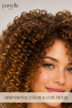 Short Curly Synthetic Wig – Honey Brown Ombre, Glueless Comfort Cap