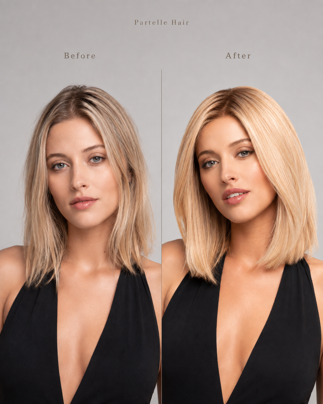 Parrucca Lunga – 54 cm, 100% Capelli Veri