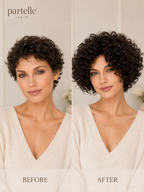 Short Curly Wig – Dark Chocolate Brown, Defined Curls & Natural Volume