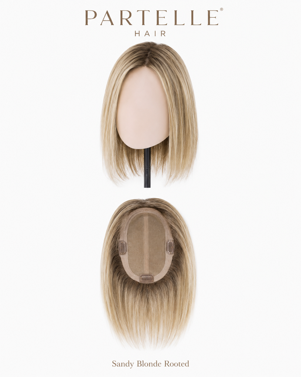 Extension a clip per capelli umani Orbit – Lace Front, riga libera