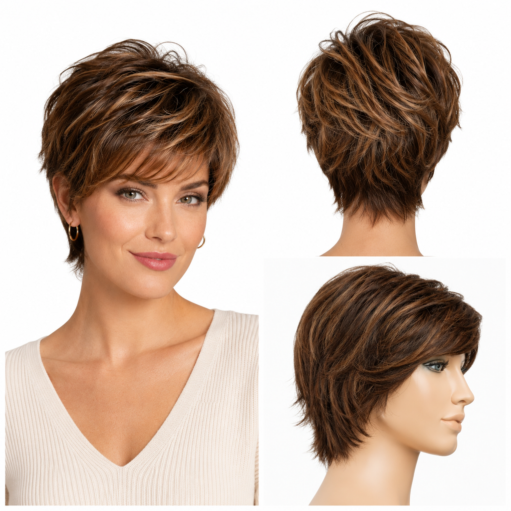 Avenue Soft Heat-Resistant Synthetic Fiber Wig – Lace Front, Left Part