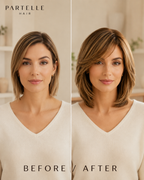 Extension per capelli in fibra sintetica Mono Long Perfection – Parte anteriore in pizzo, riga libera