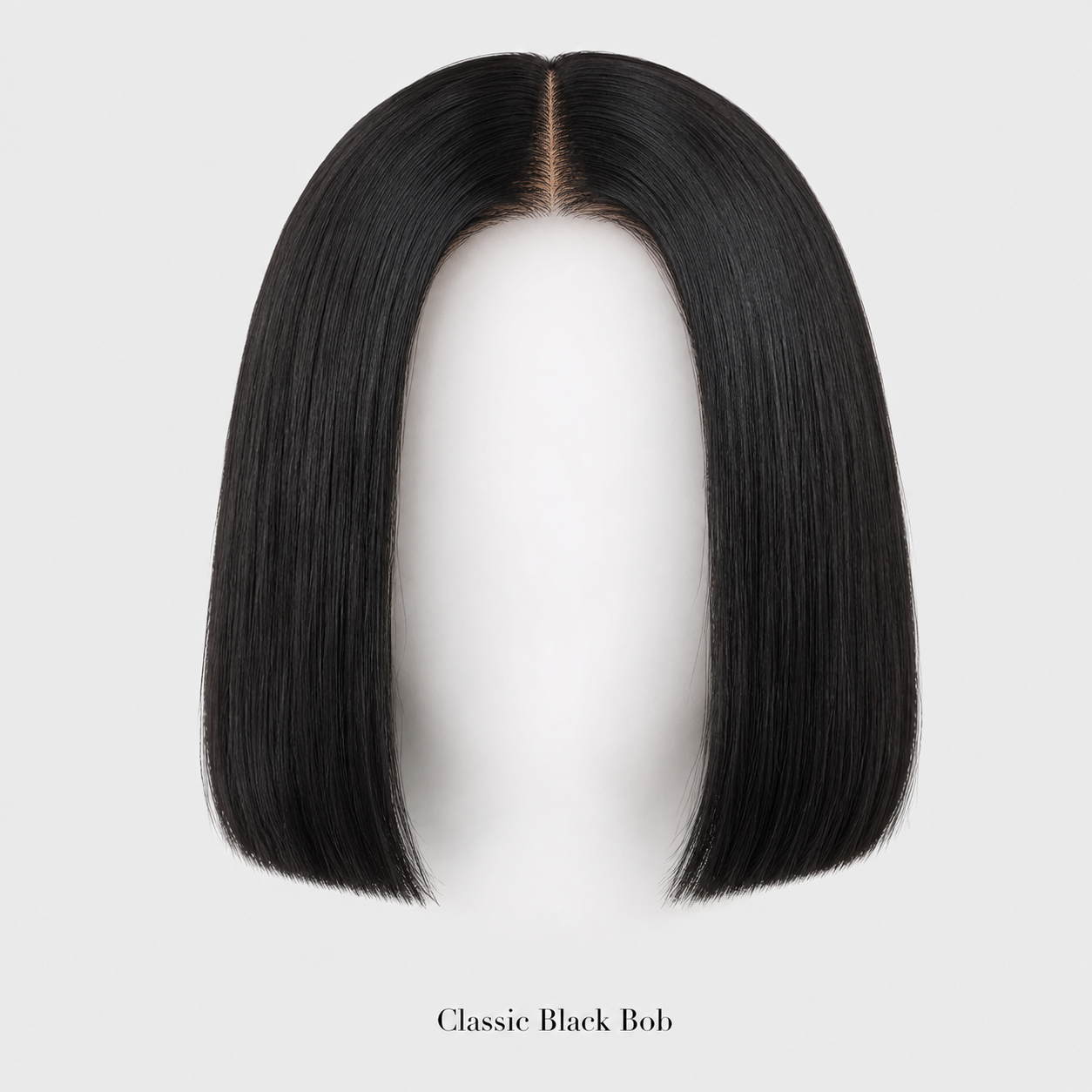 Parrucca bob liscio e squadrato con capelli 100% umani – Chiusura glueless 5x5, riga libera