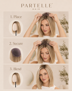 Extension a clip per capelli umani Orbit – Lace Front, riga libera