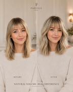 Topper di capelli sintetici da 12 pollici con frangia