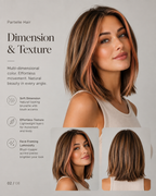 Treasure Soft Heat-Resistant Synthetic Fiber Wig – Lace Front, Free Parting