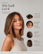 Treasure Soft Heat-Resistant Synthetic Fiber Wig – Lace Front, Free Parting