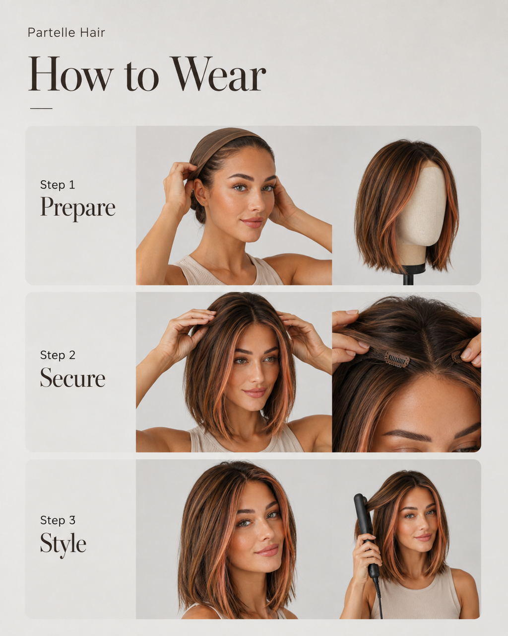 Treasure Soft Heat-Resistant Synthetic Fiber Wig – Lace Front, Free Parting