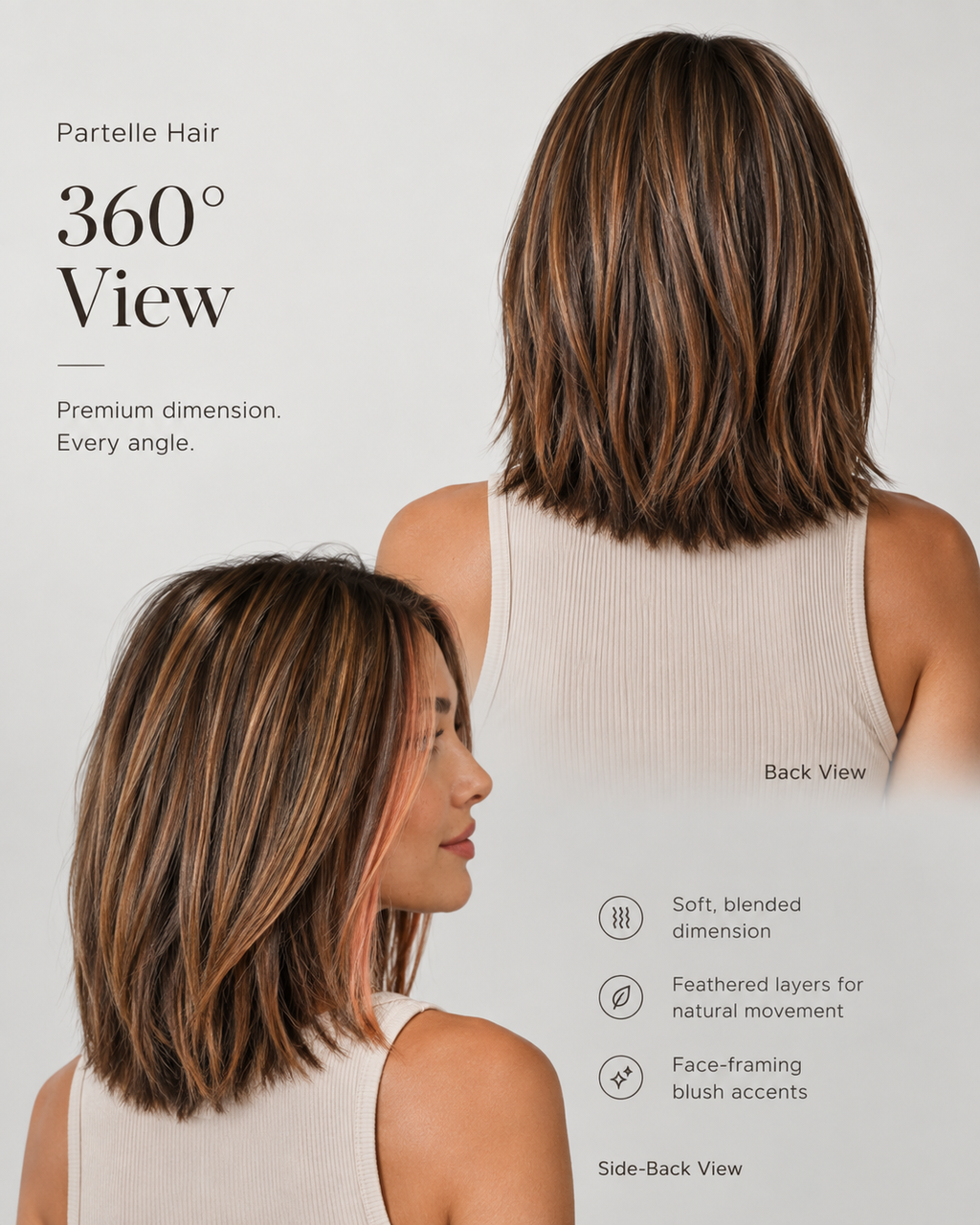 Treasure Soft Heat-Resistant Synthetic Fiber Wig – Lace Front, Free Parting