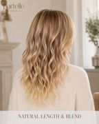 Long Curly Hair Topper – 45cm, Heat-Resistant Fiber