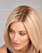 Parrucca Lunga – 54 cm, 100% Capelli Veri
