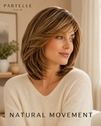 Extension per capelli in fibra sintetica Mono Long Perfection – Parte anteriore in pizzo, riga libera