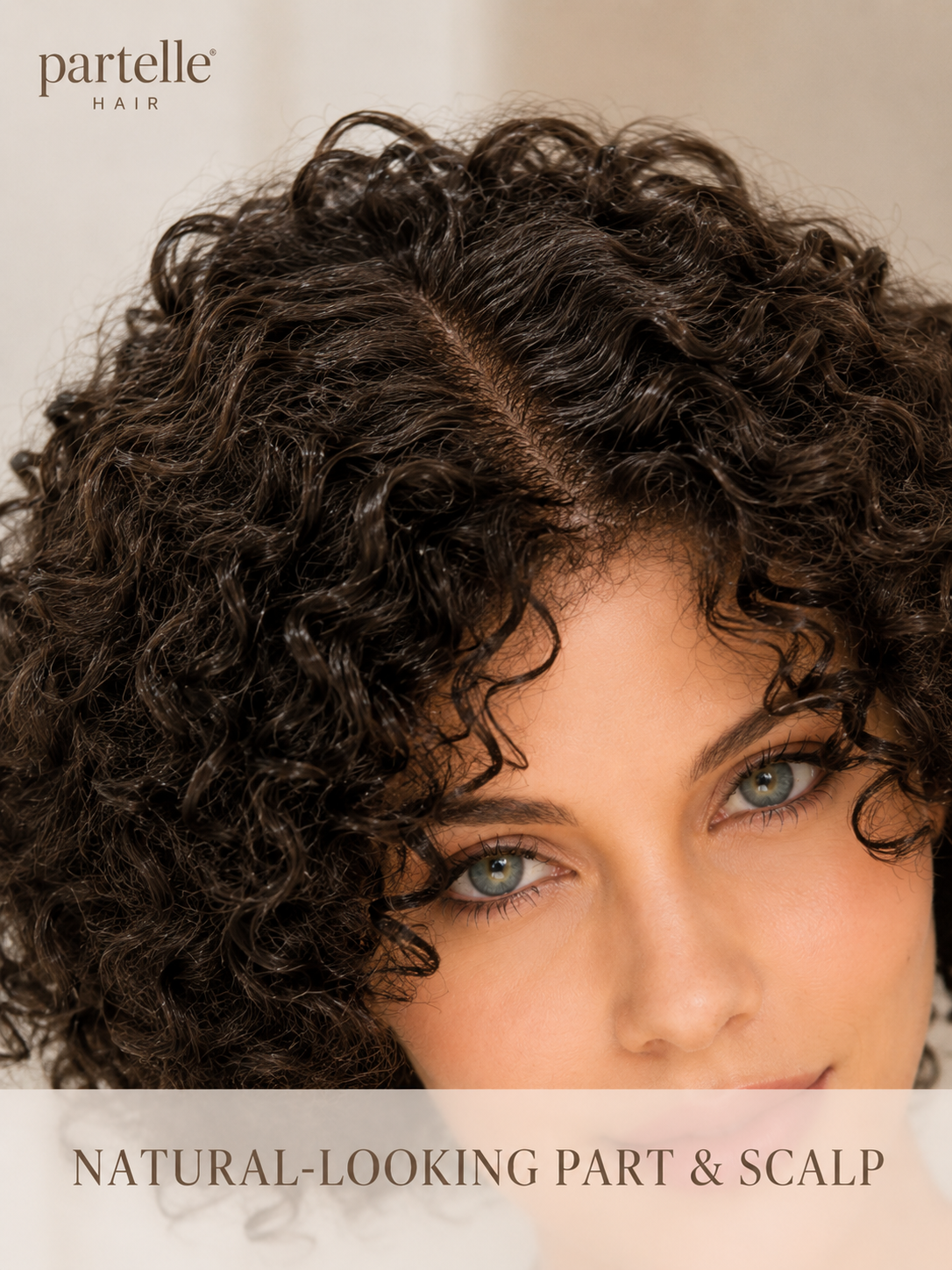 Short Curly Wig – Dark Chocolate Brown, Defined Curls & Natural Volume