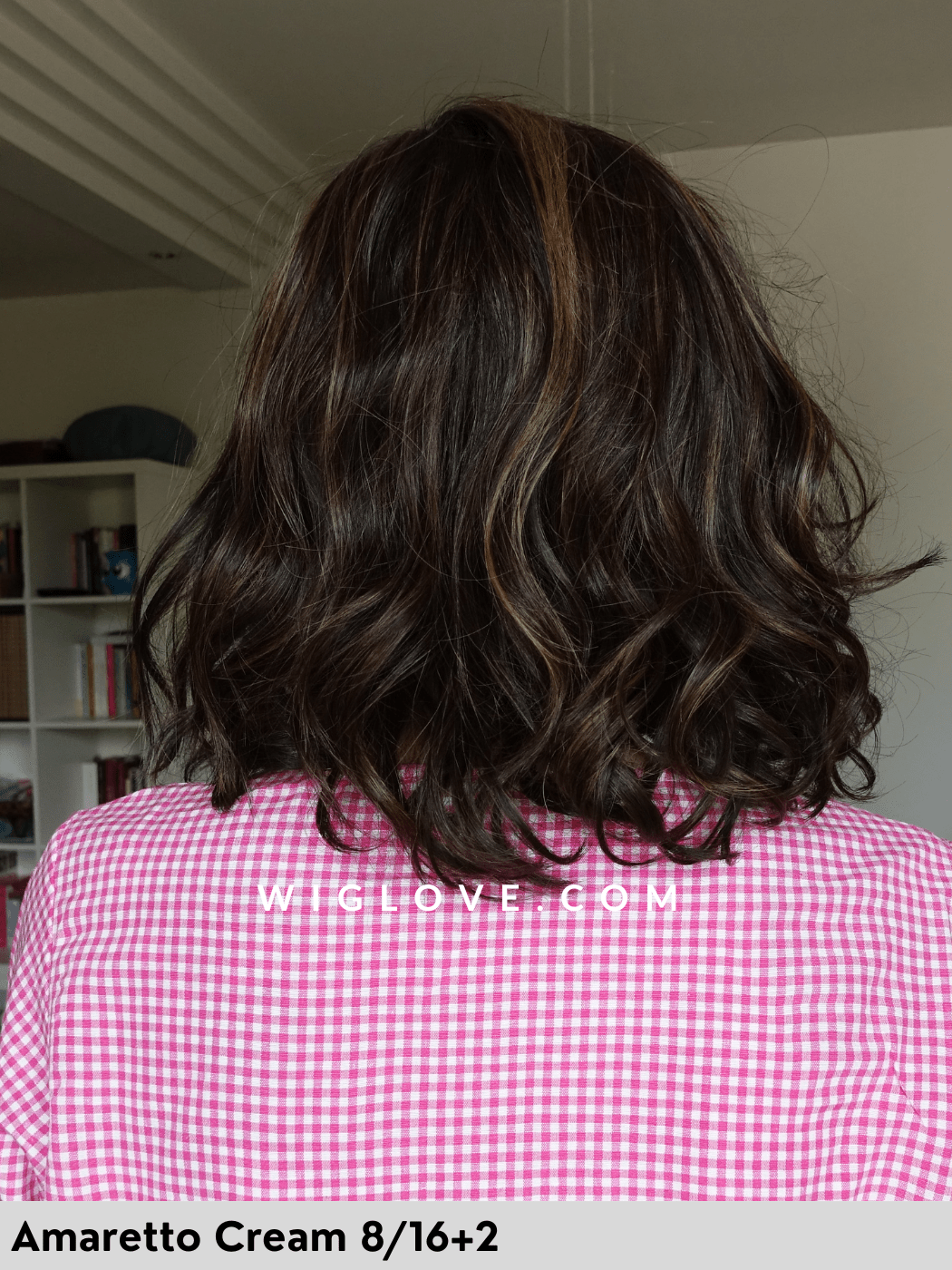 DUO WAVE - human hair synthetic blend - left parting, lace front, closed back